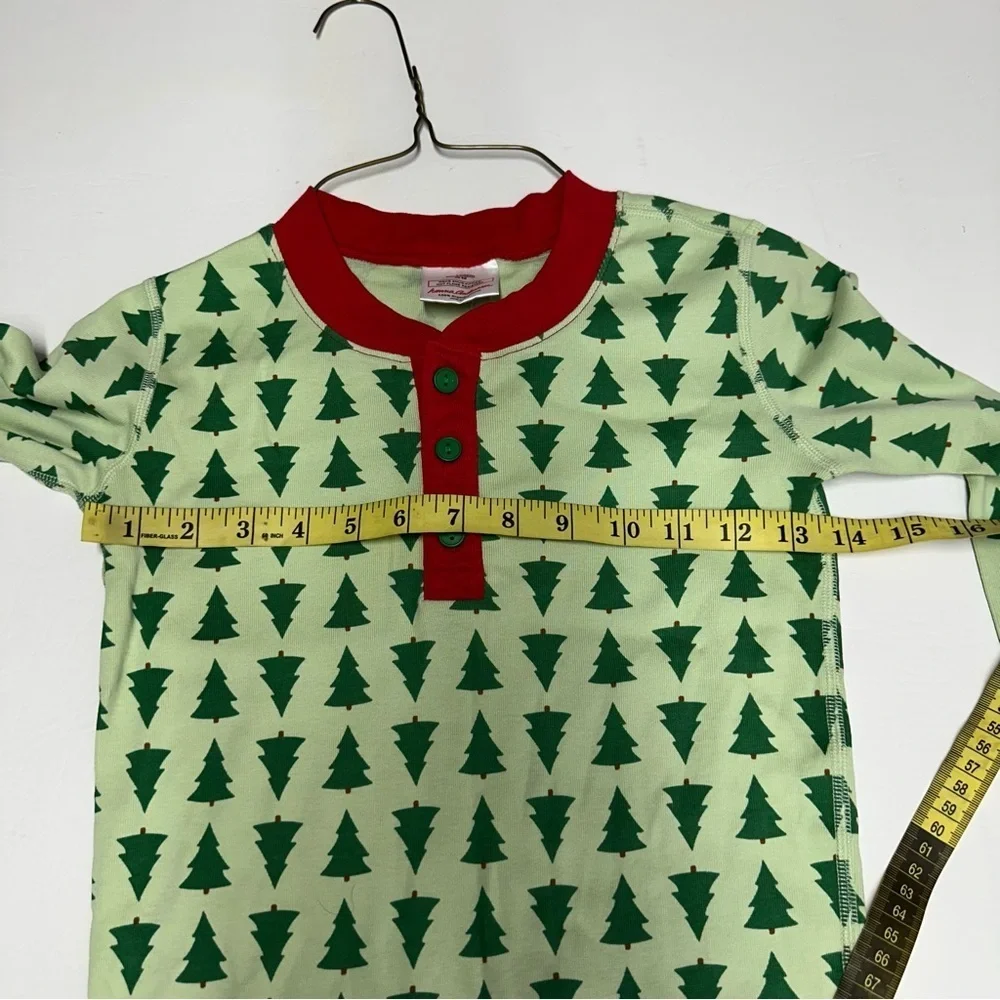 Hanna Andersson Christmas tree Kids Pajamas size 150cm US 12 NWOT - Picture 4 of 12